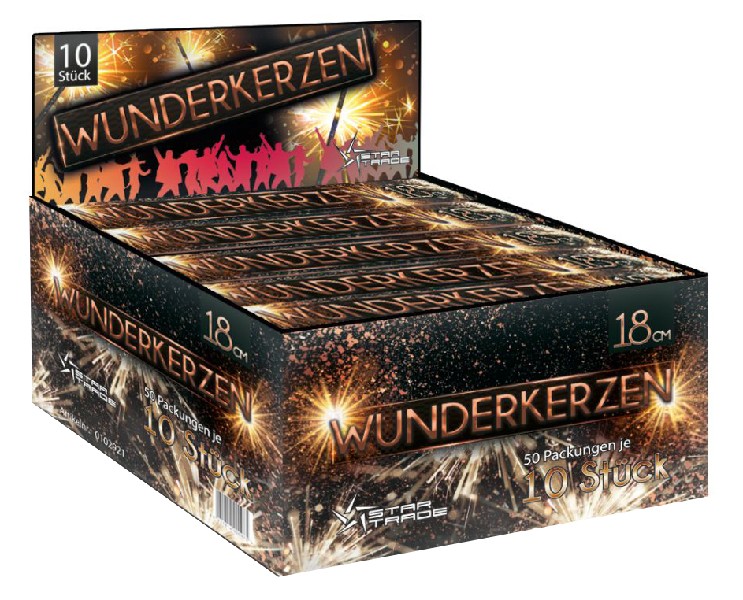 WUNDERKERZEN 10ER,18CM,FS