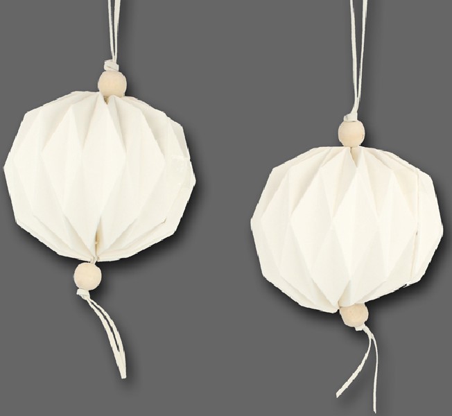3D-BALL PAPIER WEISS 2ER