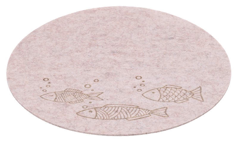 [548109] TISCHSET,FILZ,FISCHE,33CM