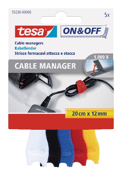 [613500] TESA KABELMANAGER, 5ER SB