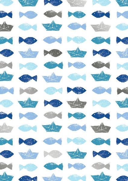 GESCHENKPAPIER MARITIM