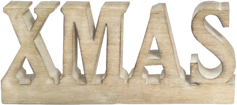 BUCHSTABEN HOLZ/XMAS