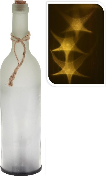 FLASCHE M.LED-LICHTERKET.