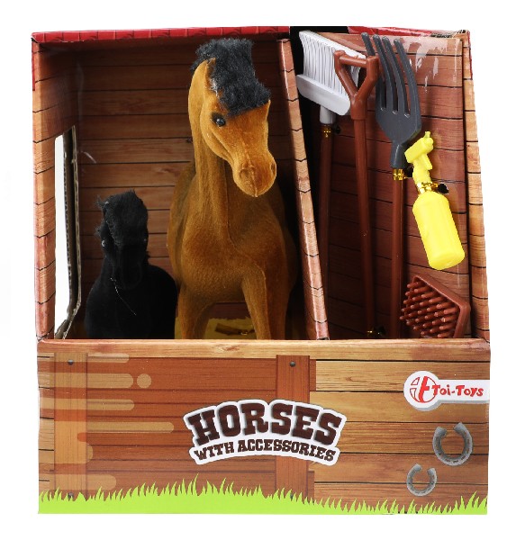 PFERD+PONY IM STALL, BOX