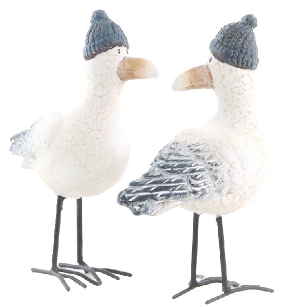 MÖWE,MET.BEINE,13CM,2FA.