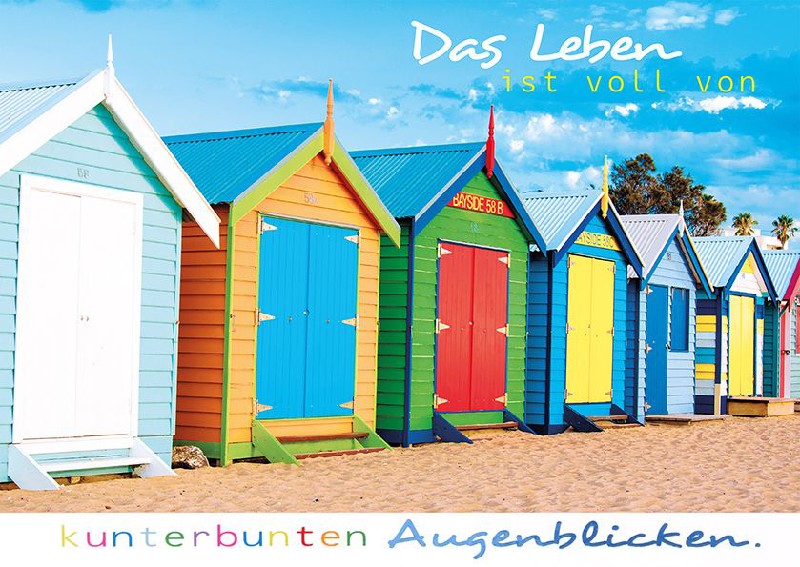 [288851] POSTKARTE STRANDHÄUSER