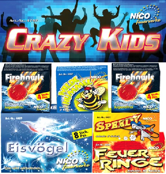 CRAZY KIDS, 35TLG, BTL