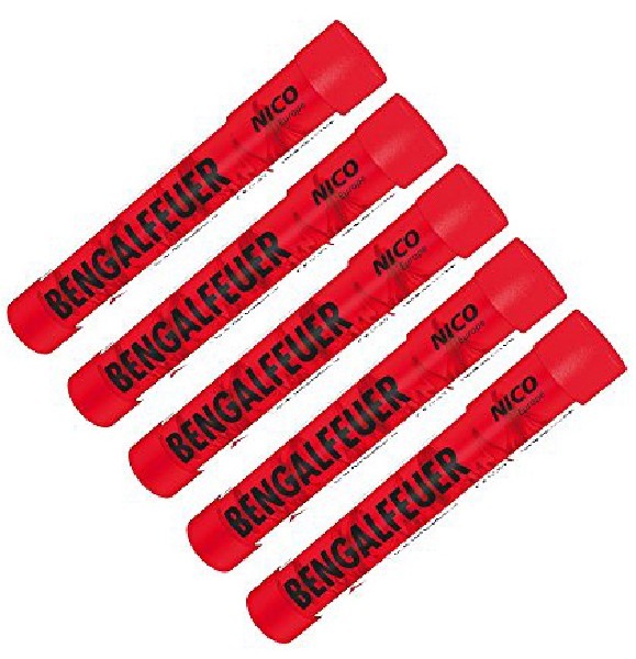 BENGALFEUER,ROT,   5ER FS