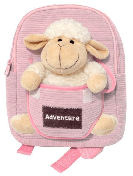 PL.SCHAF,RUCKSACK:ROSA