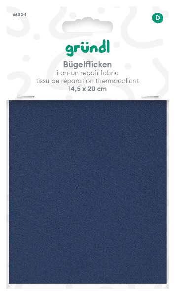BÜGELFLICKEN BLAU      SB