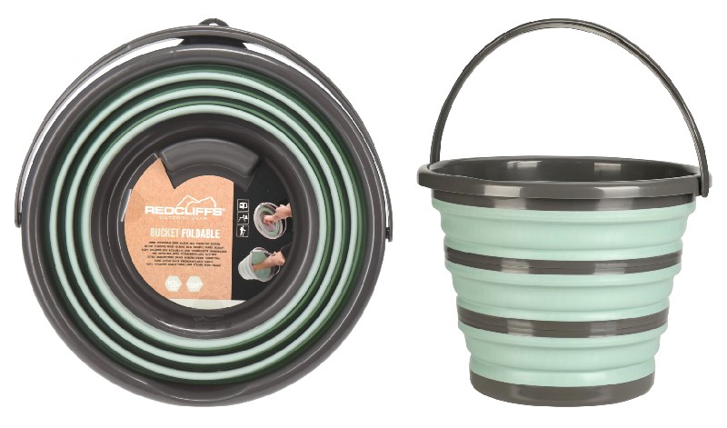 EIMER FALTBAR,10L,GRÜN/SC