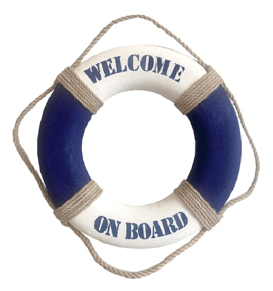 R-RING 35CM BLAU/WEISS