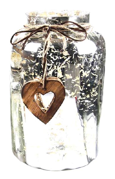 WINDLICHT GLAS M.HOLZHERZ