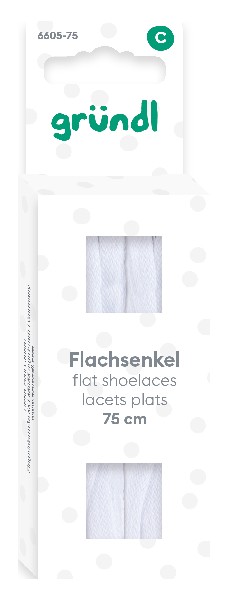 [110679] FLACHSENKEL 75CM WEISS SB