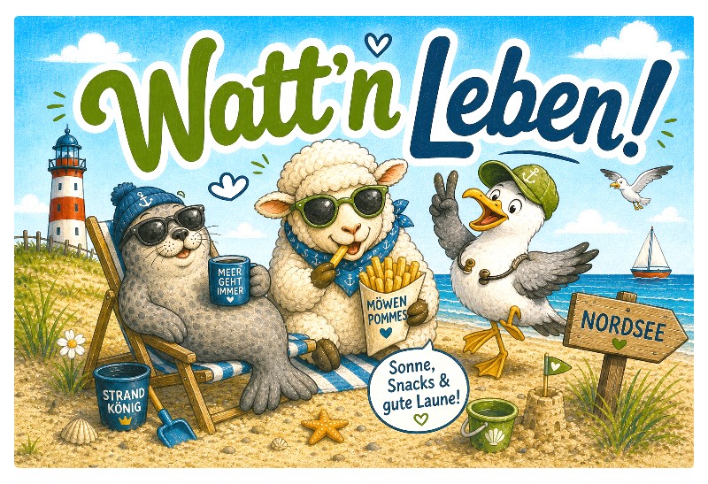 [385317] MAGN.WATT`N LEBEN,NORDSEE