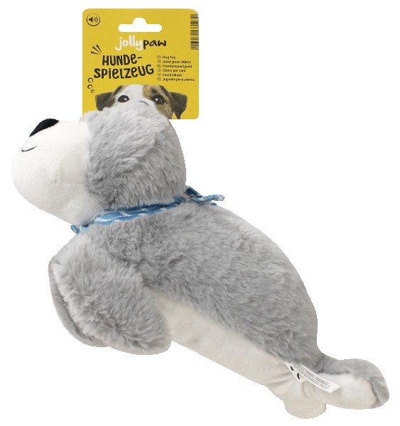HUNDE PL.ROBBE+TUCH30CMSB