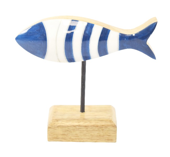 FISCH,BLAU,5X15X13CM