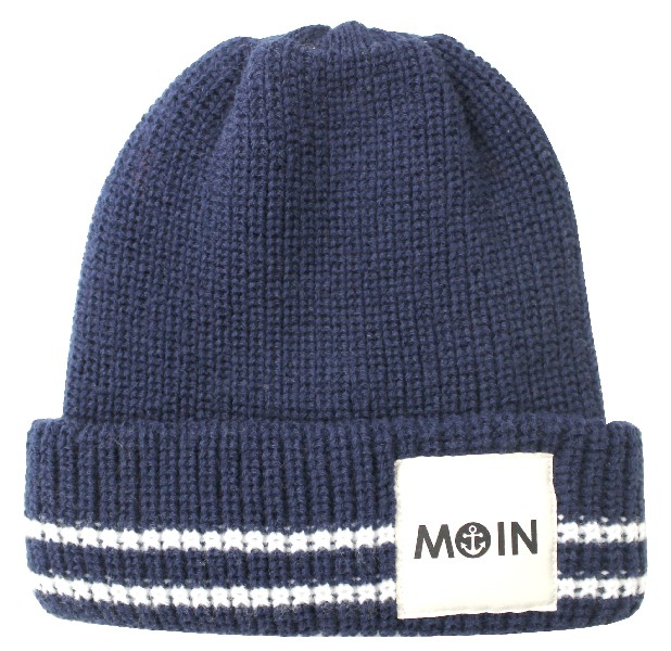 STRICK MÜTZE,HE.BLAU,MOIN