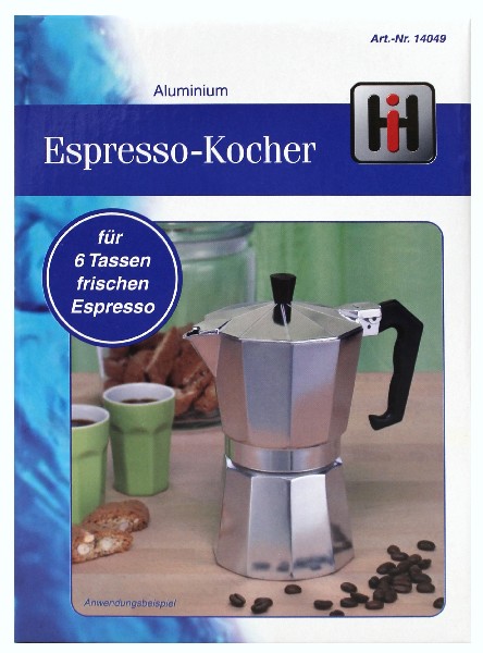 ESPRESSOKOCHER F.6 TASSEN