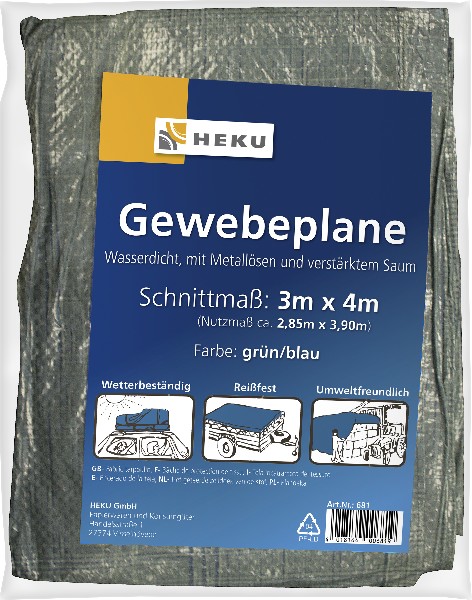 GEWEBEPLANE,90G, 3M X 4M
