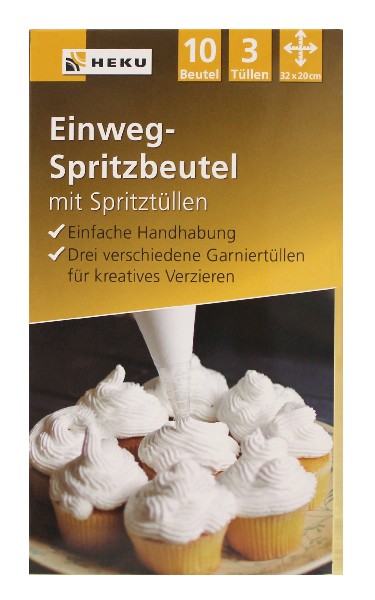 SPRITZBEUTEL,EINWEG,10ER