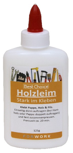 HOLZLEIM,FLASCHE,125G,
