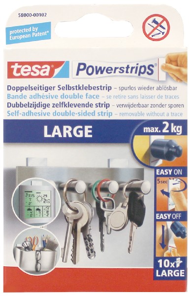 TESA POWER-STRIPS 10ER,SB