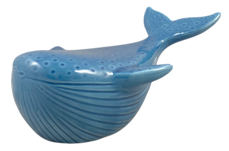 WAL,STEINGUT,BLAU 18,2CM