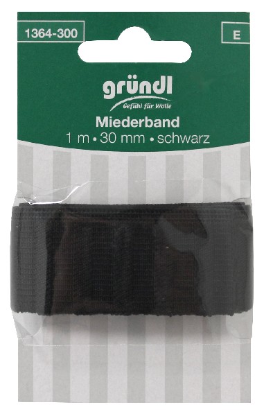 MIEDERBAND SCHWARZ 1M SB