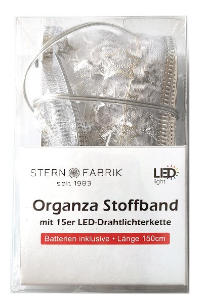 [47741] LED ORGANZA STOFFBAND WSS