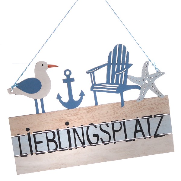 SCHILD,LIEBLIGSPLATZ 24CM