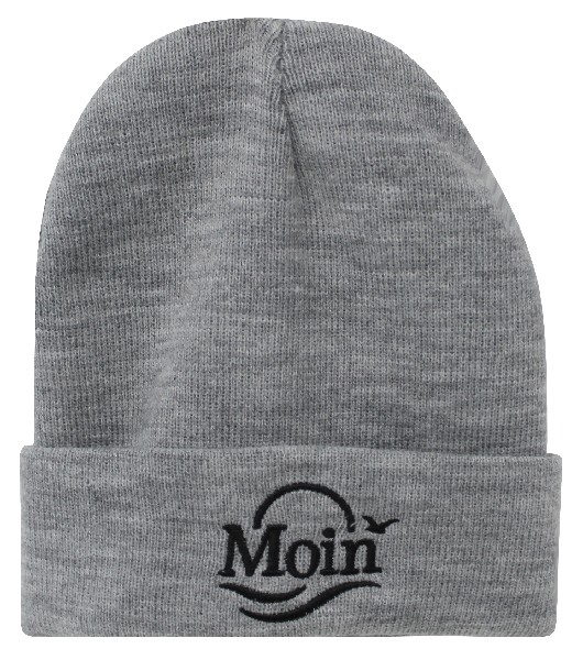 STRICKMÜTZE,MOIN,GRAU