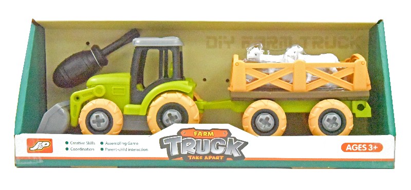 TRAKTOR+ANHÄNGER,27,5CM
