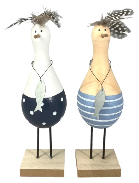MÖWE+FEDER,A.FUß,17CM,2F.