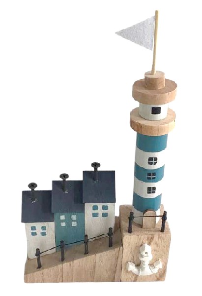 HÄUSER MIT LT.12,5X22CM