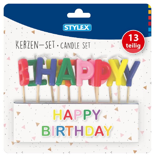 HAPPY BIRTHDAY KERZEN SB