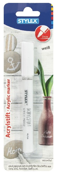 ACRYLSTIFT JUMBO WEISS SB