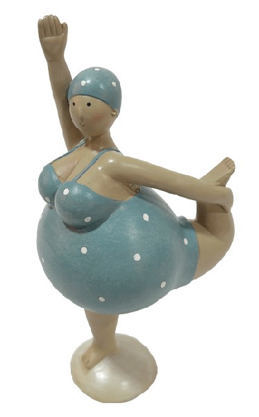 DAME,YOGA,H-BLAU,26CM,2FA