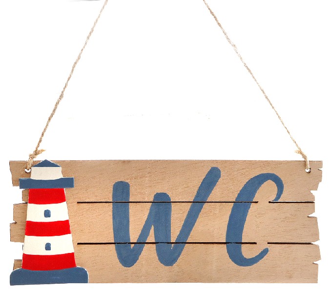 SCHILD,HOLZ,LT. WC