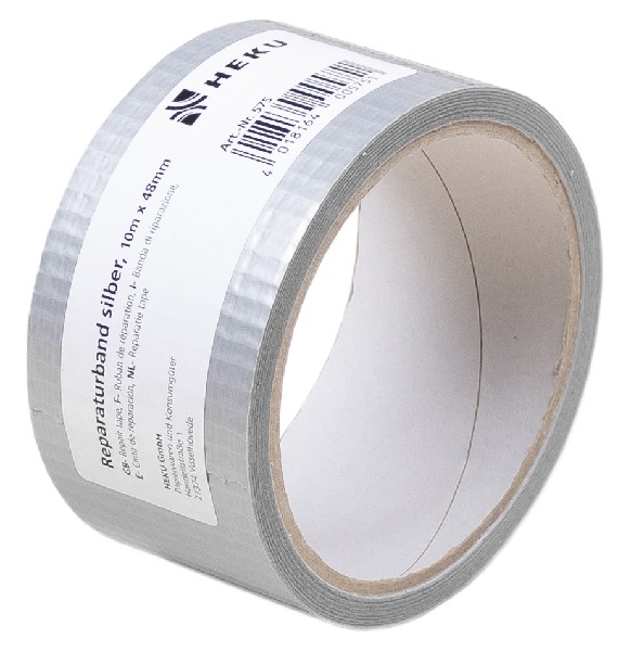 KLEBEBAND,SILBER,10M/48MM