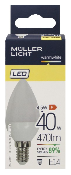 KERZE,LED-SMD,E14,4,5W,SB