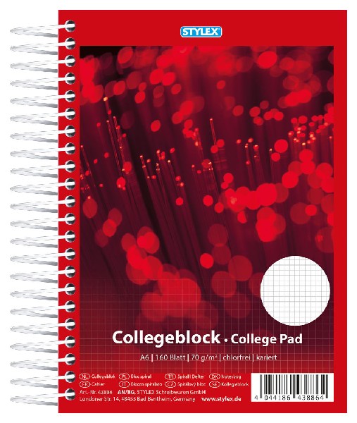 COLLEGEBLOCK,A6,160BL.KAR