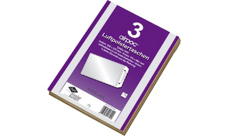 LUFTPOLSTERTASCHEN BRAUN