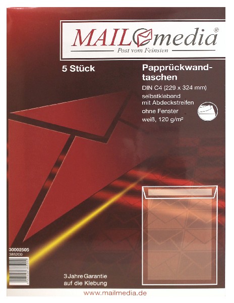 PAPPRUECKWANDTASCHEN C4