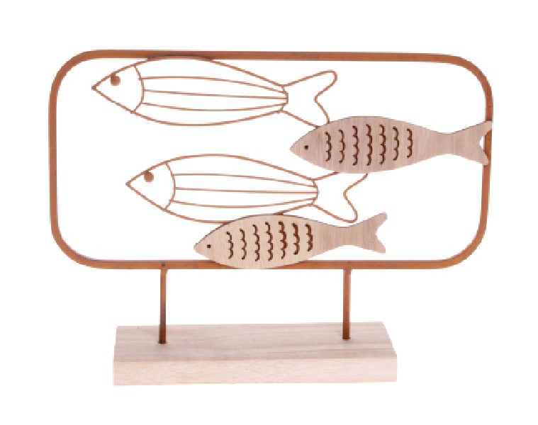 RAHMEN,FISCHE,19,5X17CM