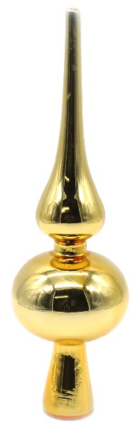BAUMSPITZE GLAS 20CM GOLD