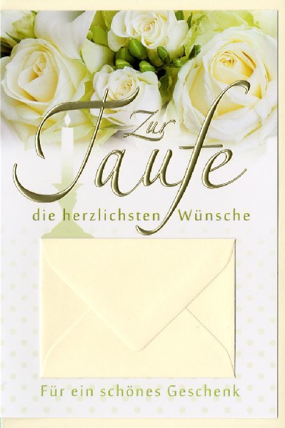 KARTE, TAUFE,GELDGESCHENK