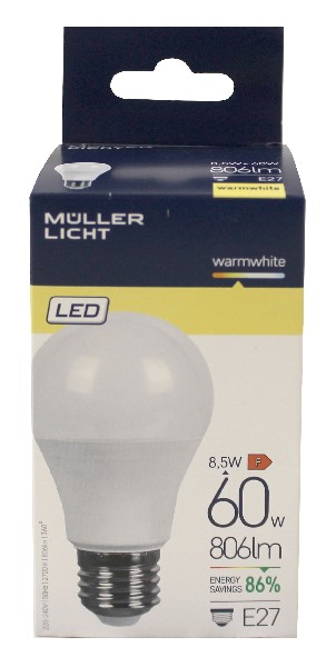 LAMPE,LED-SMD,E27,8,5W SB