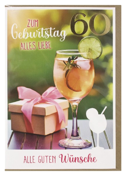 KARTE, GEBU. ZAHL 60