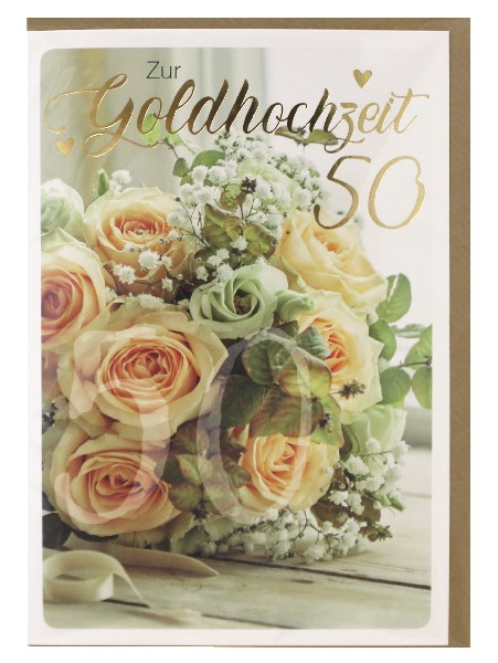 [285192] KARTE, GOLDENE HOCHZEIT